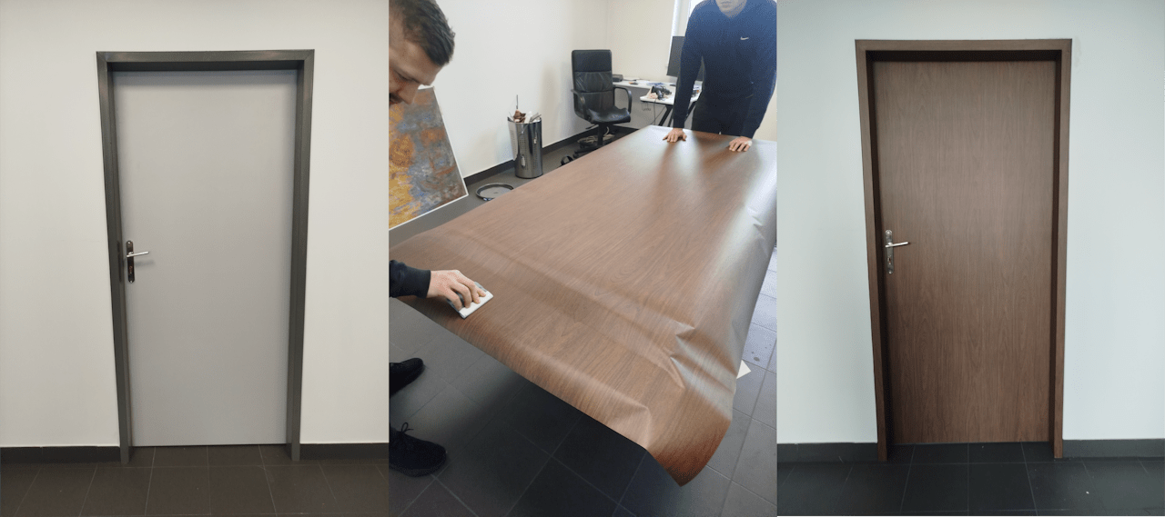 Laminaty okleiny na drzwi